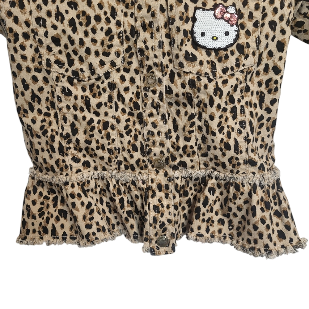 Hello Kitty Leopard Print Jacket - Picture 4 of 9